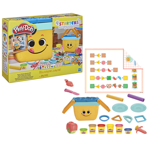 Play-Doh začetni set piknik z oblikami 