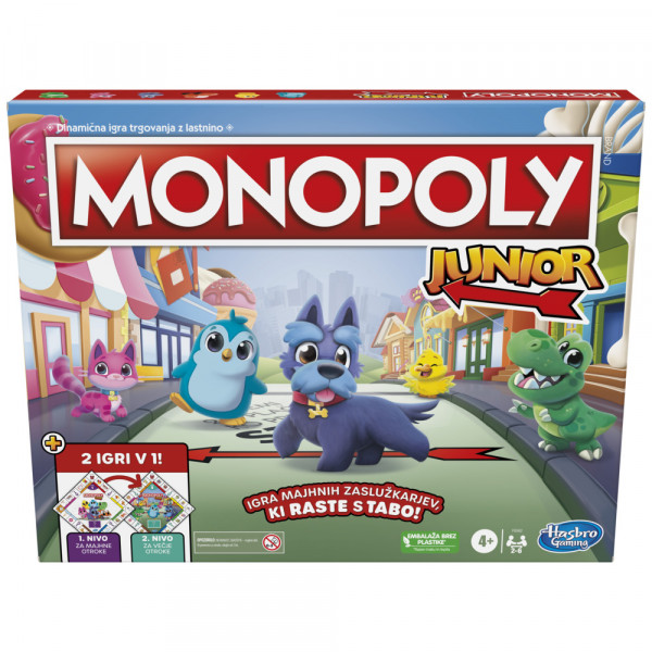 Monopoly Junior družabna igra 2-v-1 