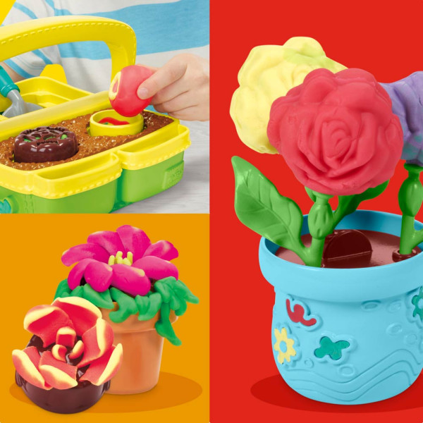 Play-Doh vrtiček set cvetoče rože 