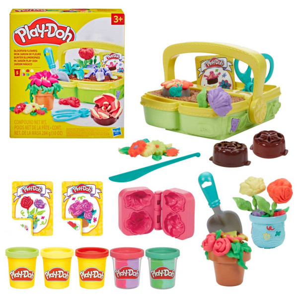 Play-Doh vrtiček set cvetoče rože 