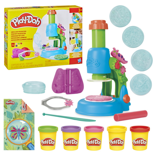 Play-Doh set mikroskop posveti in poglej 