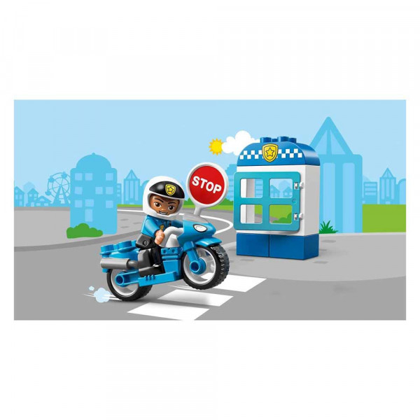 LEGO Duplo Town Policijski motor 
