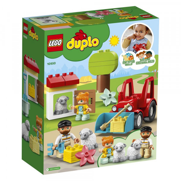 LEGO Duplo traktor in nega živali 