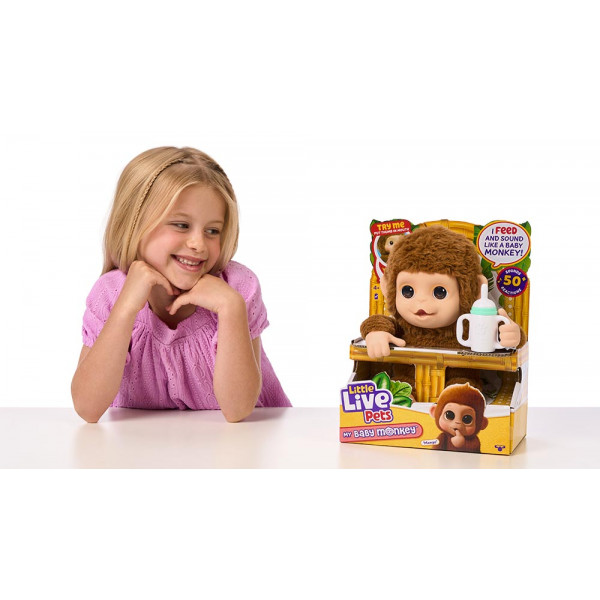 Little Live Moja dojenčica opica 
