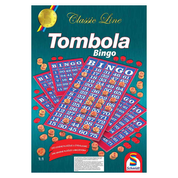 Schmidt Tombola-Bingo lesene ploščice 