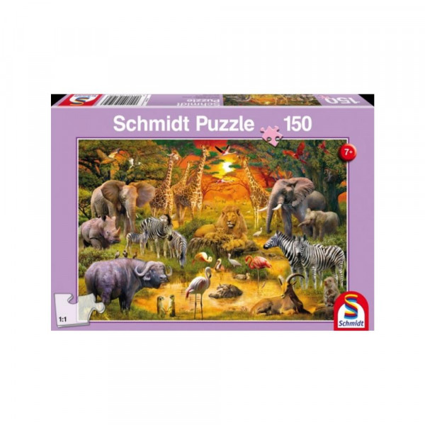 Schmidt Puzzle 150-delna Živali v afriki 