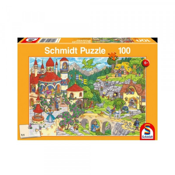 Schmidt Puzzle 100 Pravljično Kraljestvo 